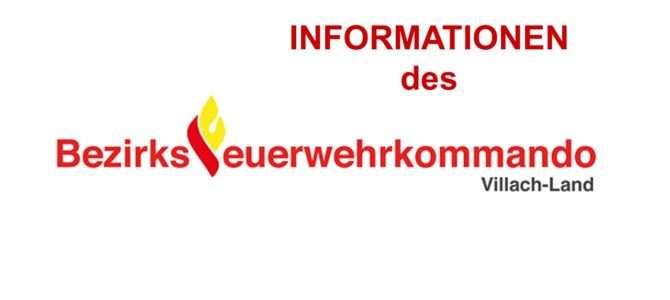 Information des BFKdo Villach-Land für 2019 online!