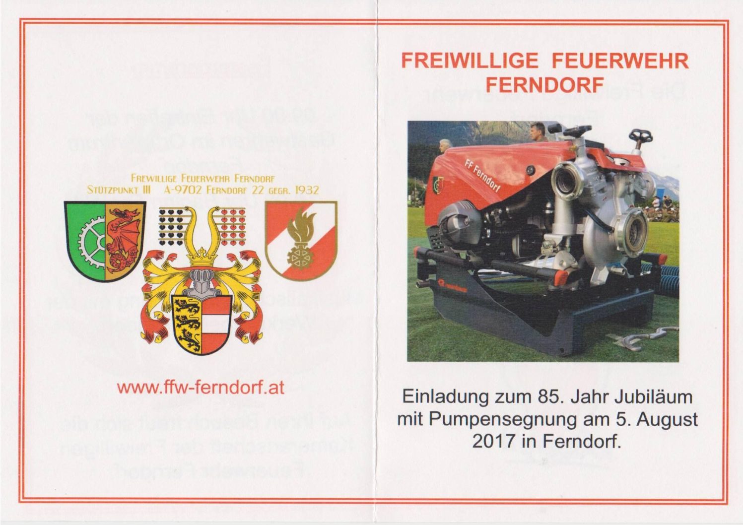 85 Jahre FF Ferndorf