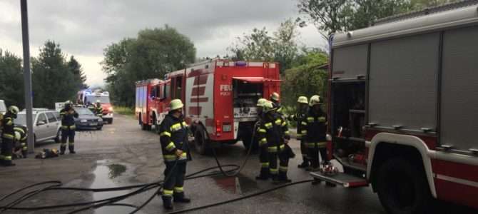 Brand in der Abluftanlage