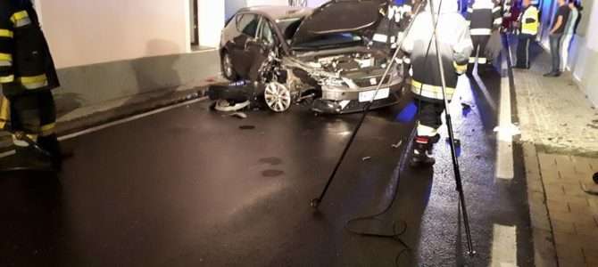 Verkehrsunfall im Ortsgebiet von Paternion