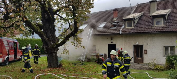 Küchenbrand in Stadelbach
