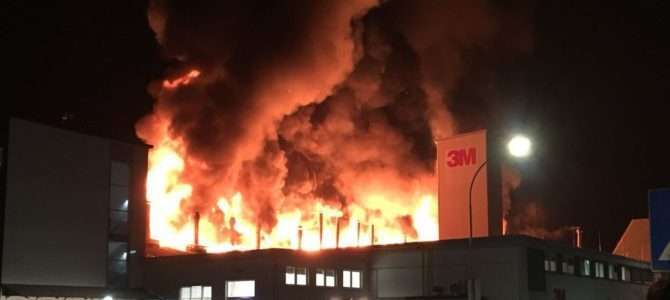 Großinferno bei 3M in Villach