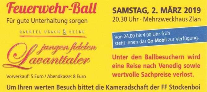 Feuerwehrball der FF Stockenboi Feuerwehrball der FF Stockenboi
