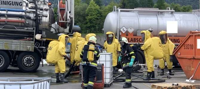 Chemikalienaustritt in Feistritz/Drau