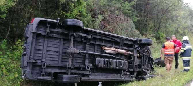 Verkehrsunfall auf der A10