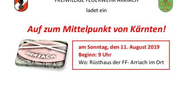 Auf zum Mittelpunkt von Kärnten! – FF Arriach in Aktion