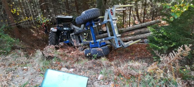 Traktorunfall in Ebenwald
