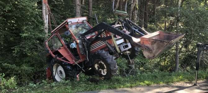 Traktorbergung in St. Georgen (Gailtal)