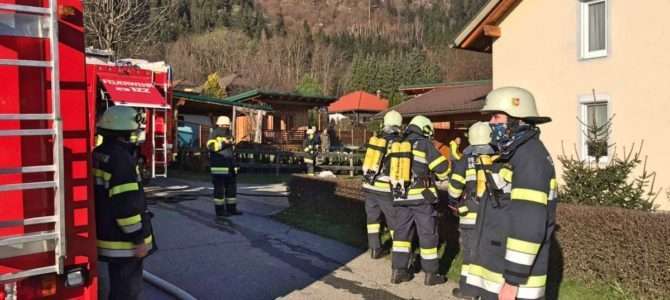 Brandeinsatz in Unterberg (Gemeinde Steindorf)