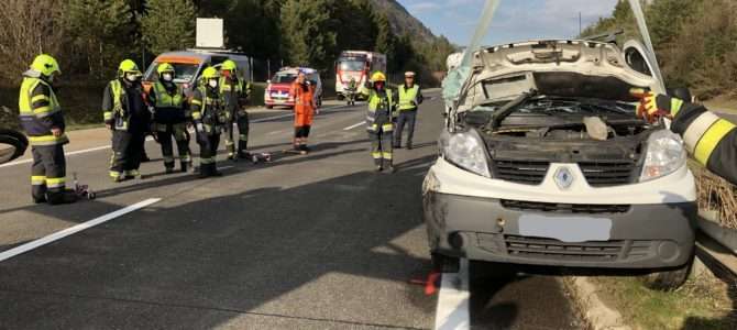 Schwerer VU auf der A2, Fahrtrichtung Italien