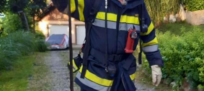 Brand eines Stromverteilers in Wohngebäude