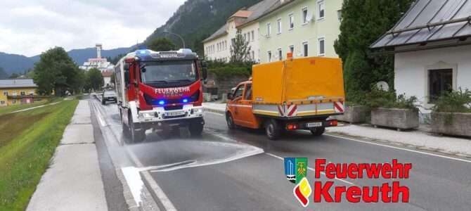 Technischer Einsatz – Ölspur Technischer Einsatz – Ölspur