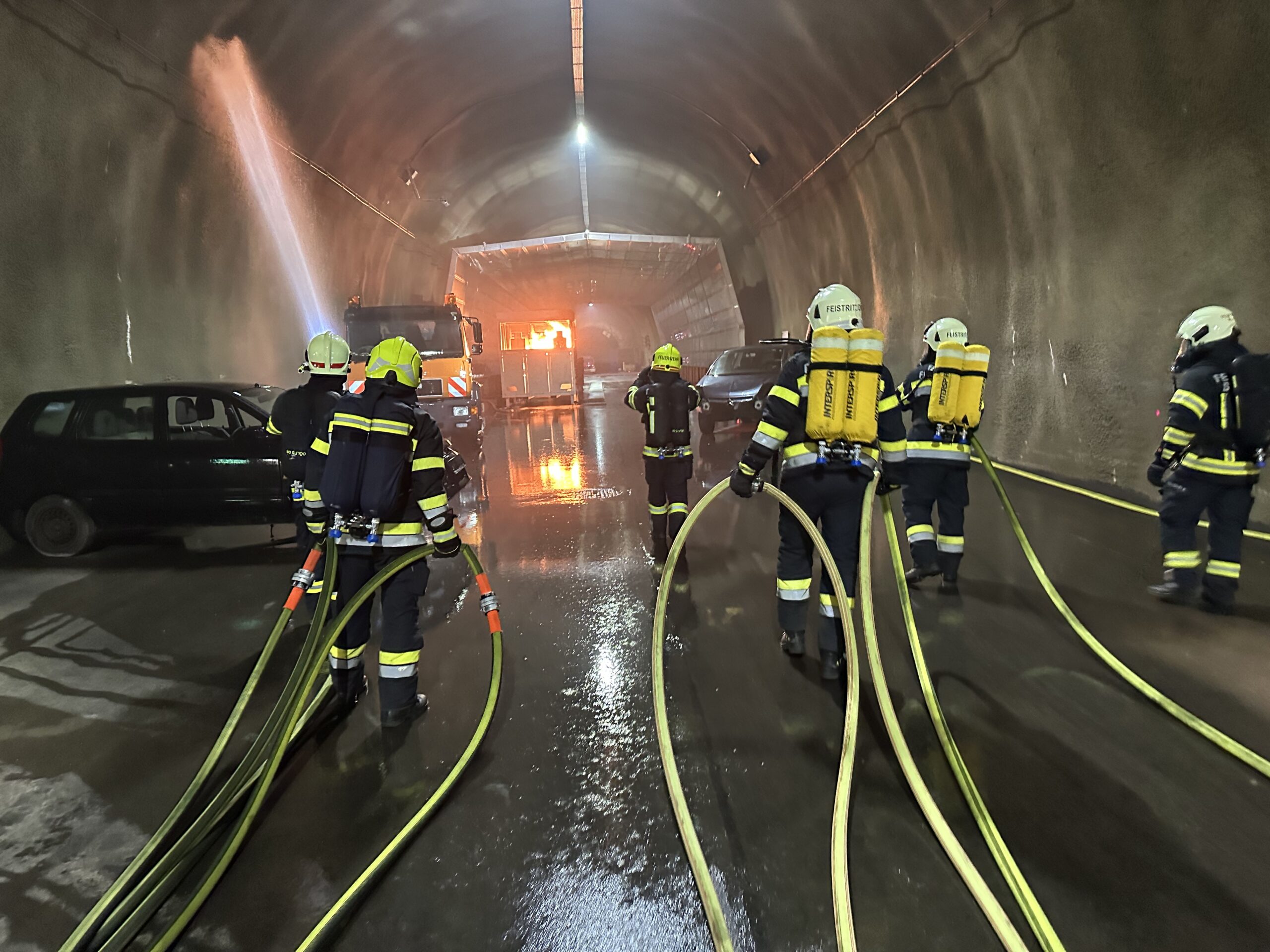 Tunneleinsatztraining am steirischen Erzberg