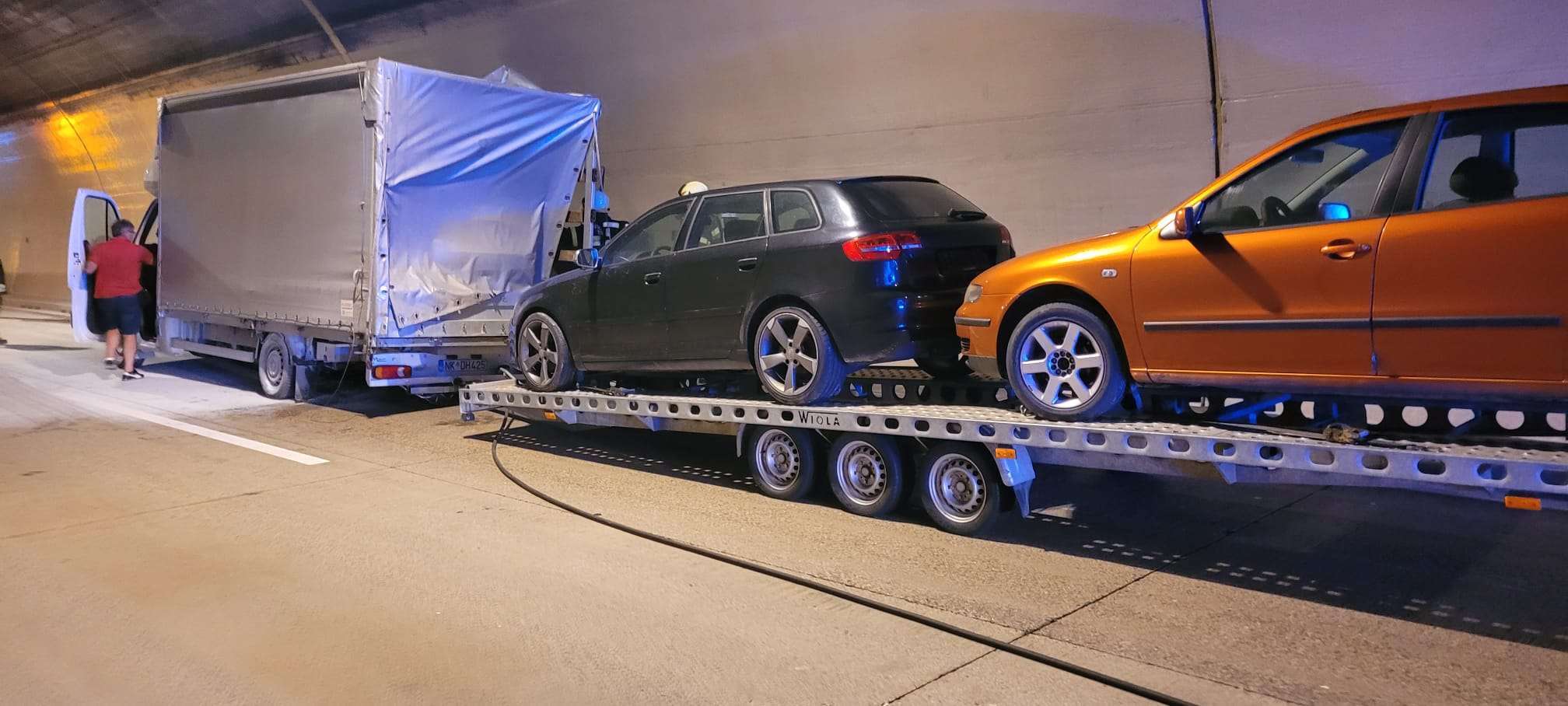 LKW Brand im Oswaldibergtunnel, 19.07.2023 LKW Brand im Oswaldibergtunnel, 19.07.2023
