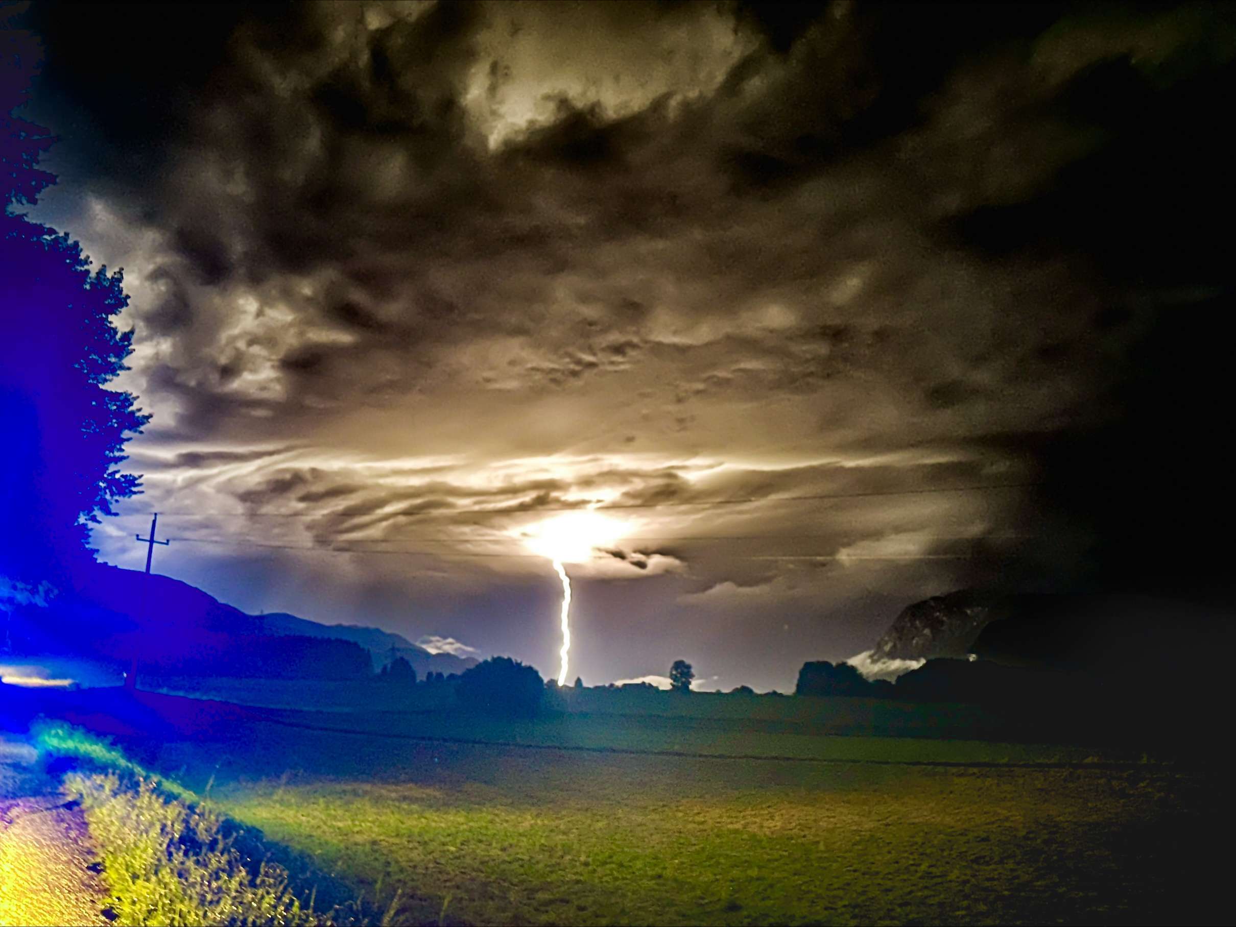 Unwetterfront zog über den Bezirk Villach-Land