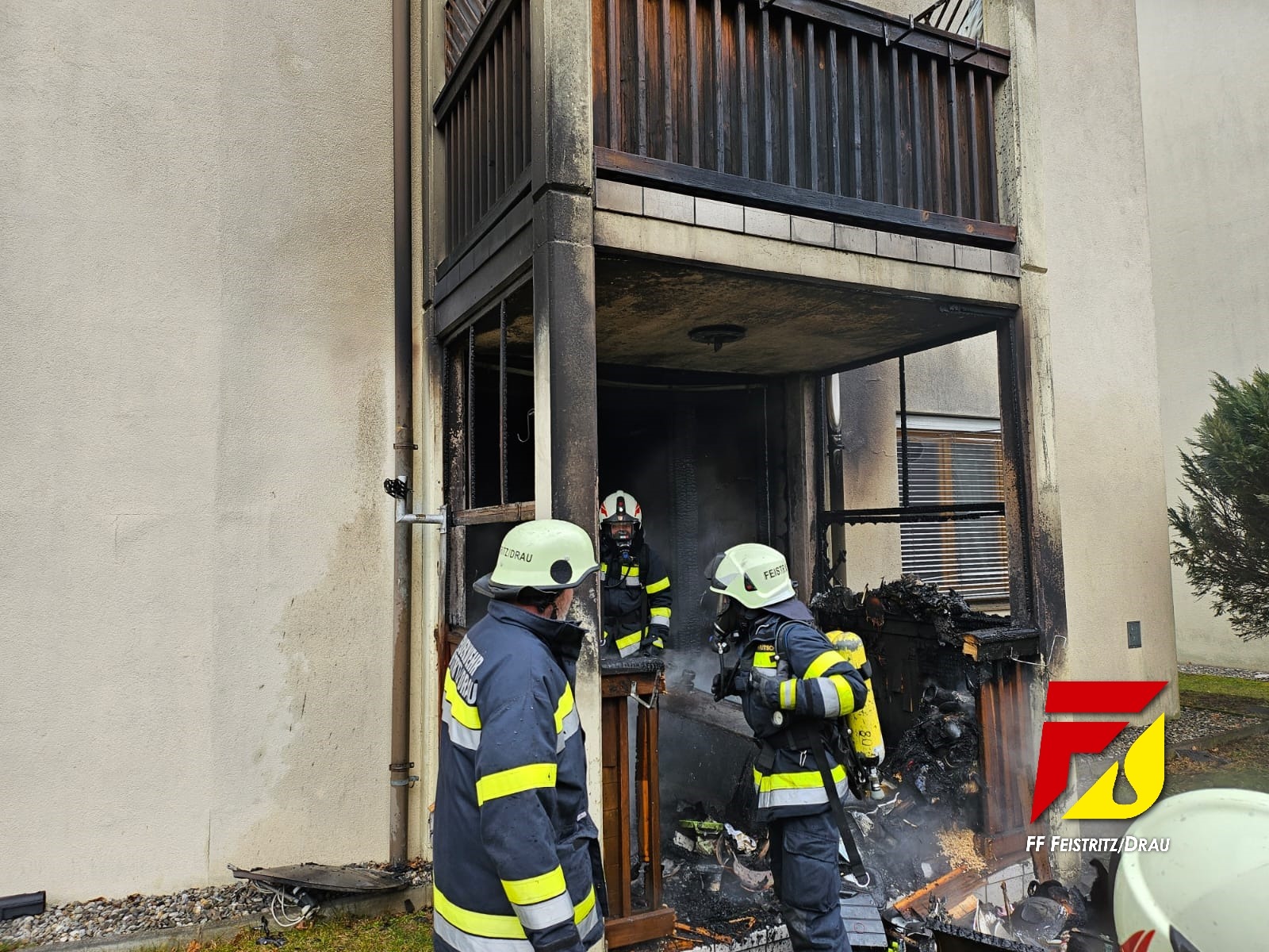 Wohnhausbrand in Feffernitz
