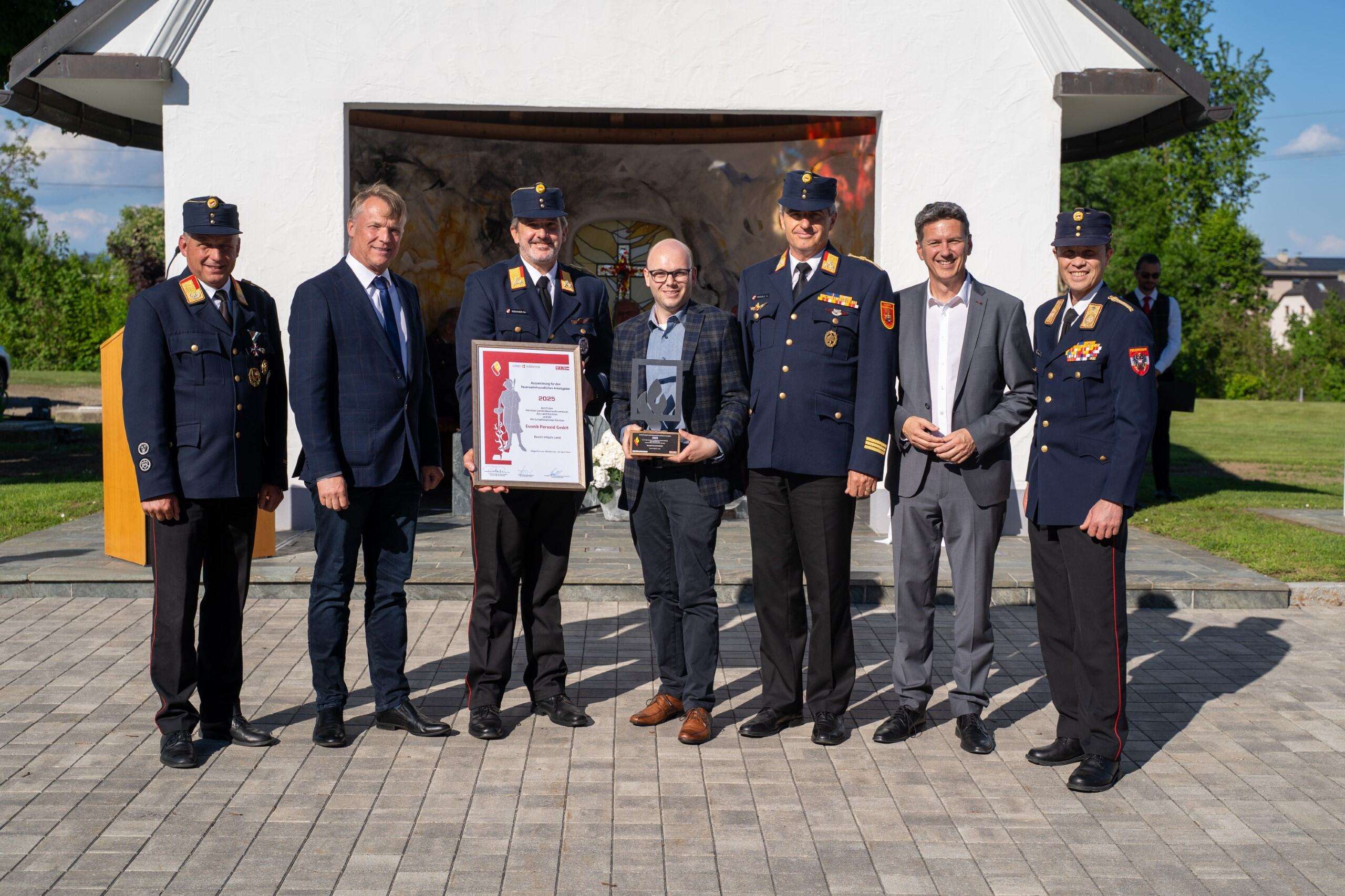 Feuerwehrfreundlicher Arbeitgeber aus dem Bezirk Villach Land 2025