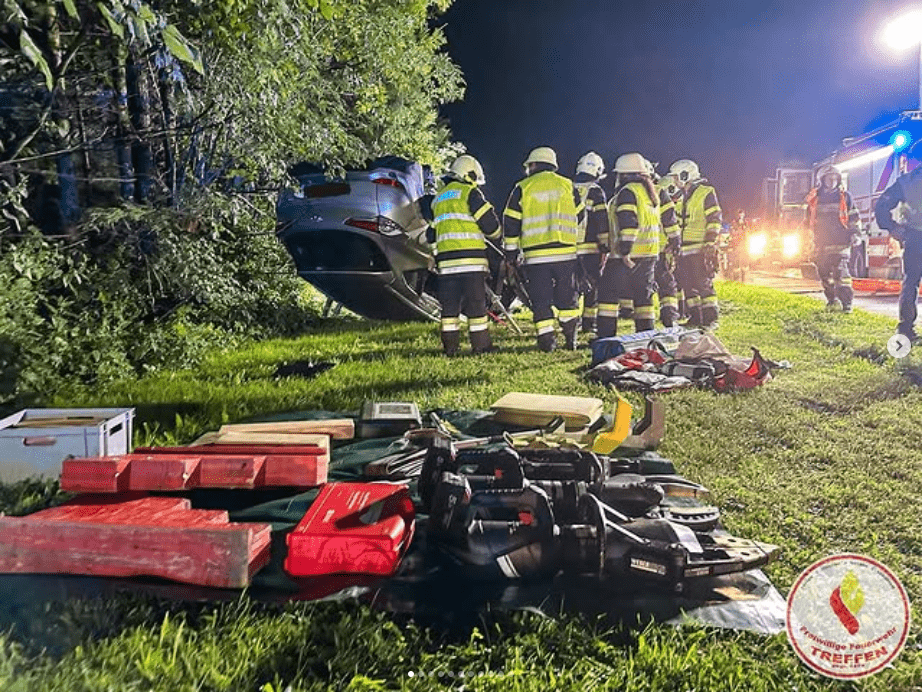 Verkehrsunfall Innere Einöde, B98 Millstätter Straße