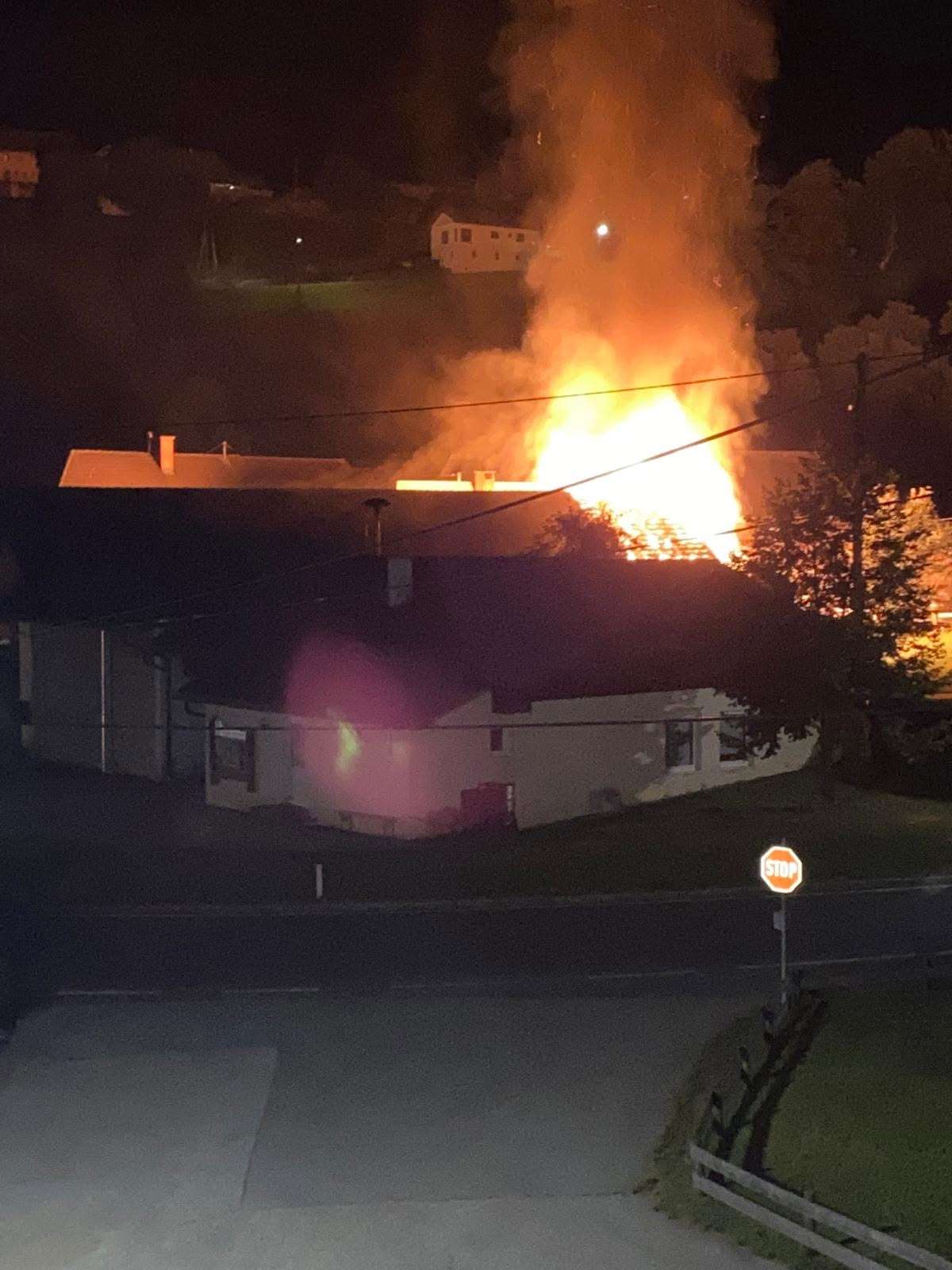B5 Wirtschaftsgebäudebrand Draschitz