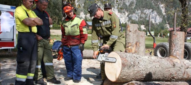 Feuerwehr übte am Pressegger See für Katastropheneinsätze