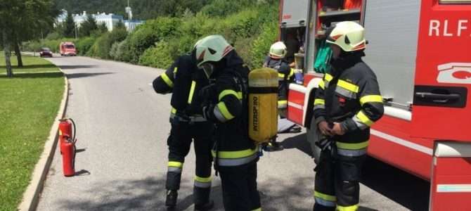 Trafobrand in Auslieferungslager