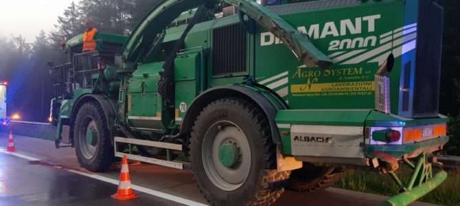 Betriebsmittelaustritt auf der A2