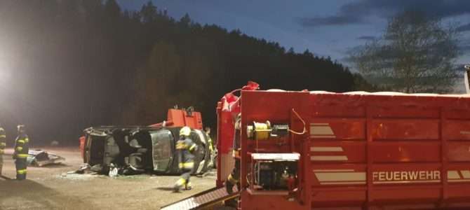 Einsatzübung „Verkehrsunfall“ der FF Velden