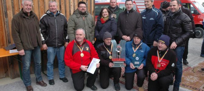 Eisstockturnier vom Abschnitt Dreiländereck