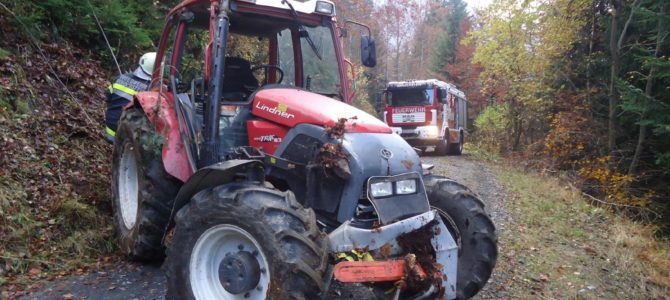 Traktorbergung in Seltschach