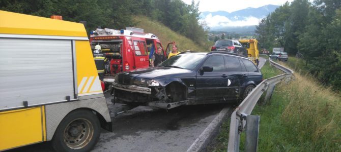 Aufräumarbeiten nach VU