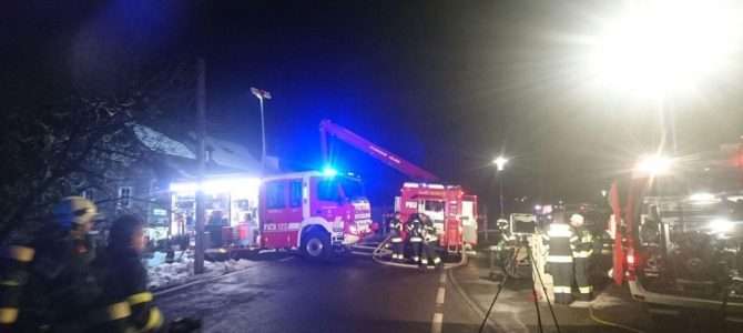 Wohnhausbrand in Köstenberg