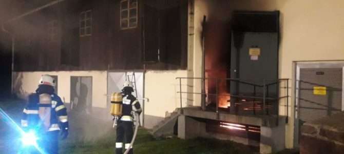 Trafobrand in Töplitsch