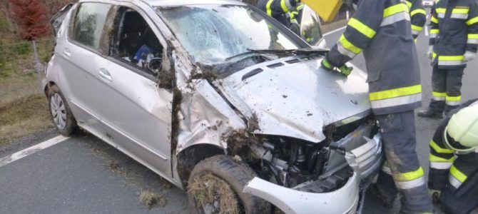 Verkehrsunfall auf der B111, dem Gailtalzubringer