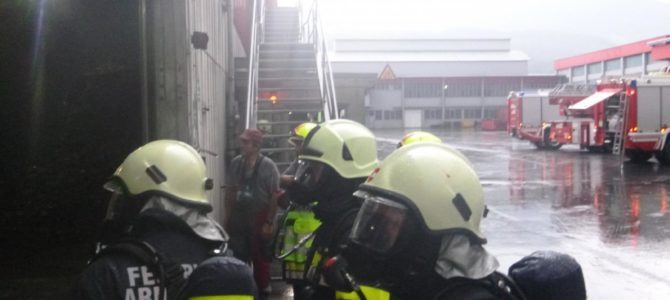 Brandeinsatz in der ABRG