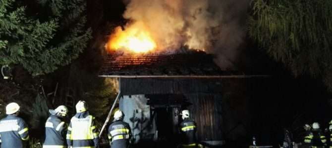 Ferienhausbrand am Ossiachberg